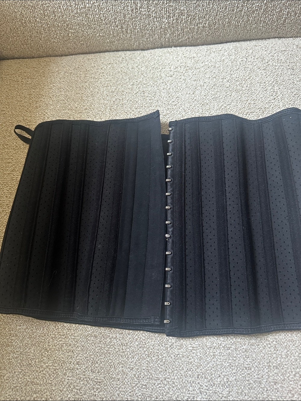 Black Waist Trainer Corset Skirt Insert